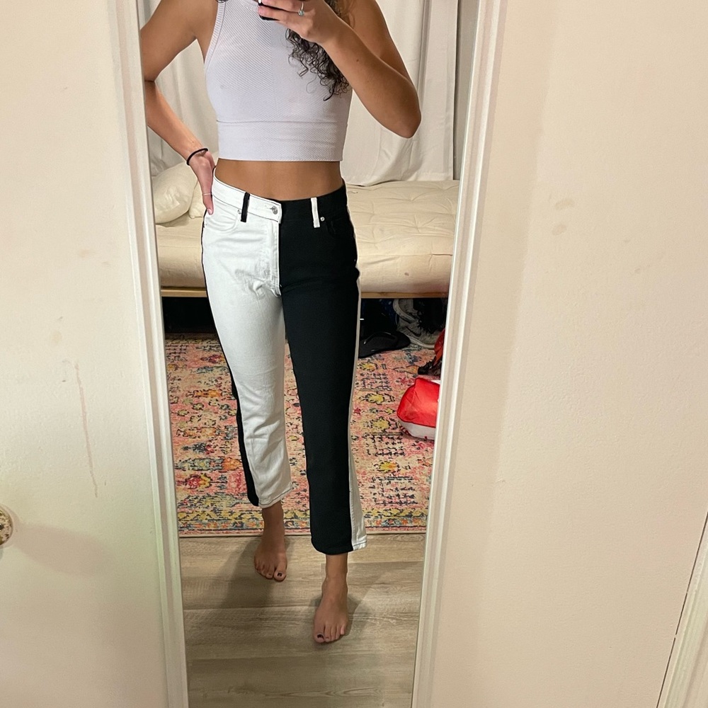 black&white revice denium jeans